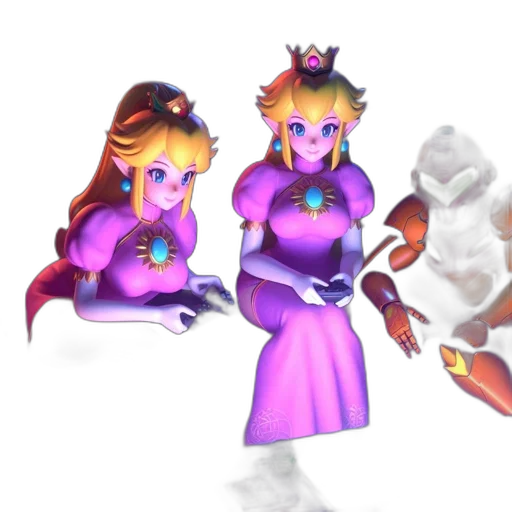 crown, staff, dress, weapon transparent PNG cut-out