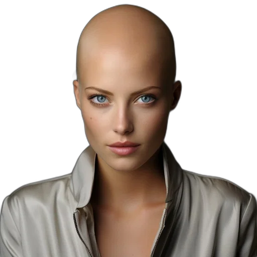 hair, robot, face, jewelry transparent PNG cut-out