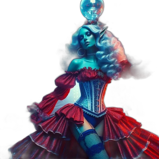 dress, mask, crown, robot transparent PNG cut-out