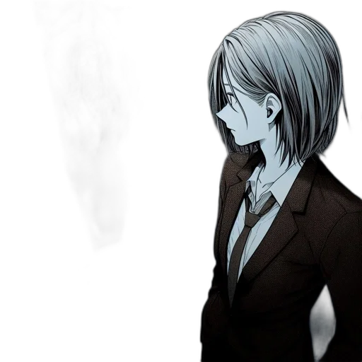 staff, mask, face, jacket transparent PNG cut-out