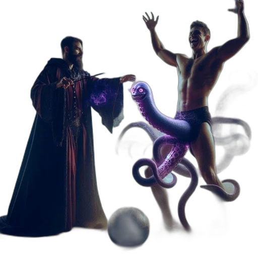 creature, concept art, fantasy art, 3d render transparent PNG cut-out
