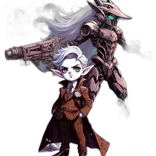 weapon, staff, robot, concept art transparent PNG cut-out