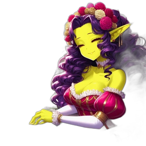 dress, fantasy art, concept art, pixel art transparent PNG cut-out