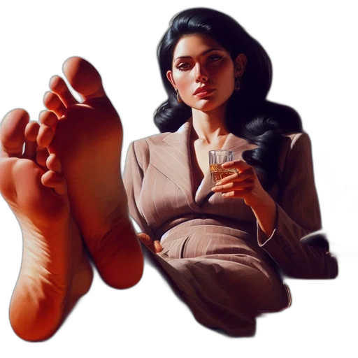 shoes, jewelry, face, photorealistic transparent PNG cut-out