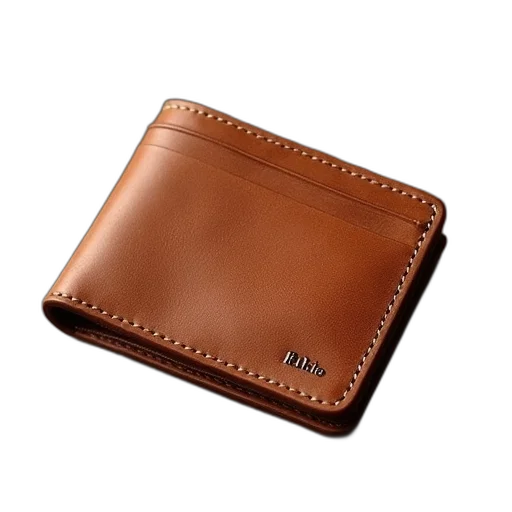 tan, brown, leather, wallet transparent PNG cut-out