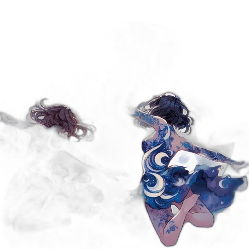 dragon, concept art, fantasy art, watercolor transparent PNG cut-out