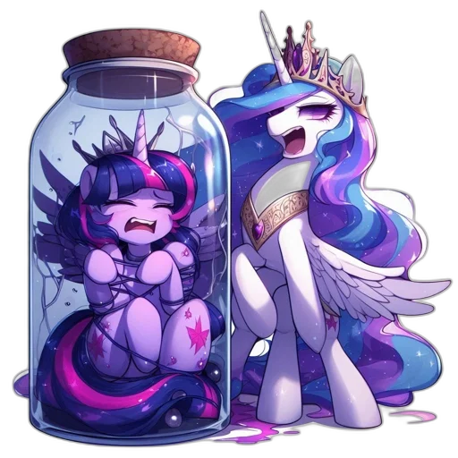 bottle, dress, crown, concept art transparent PNG cut-out
