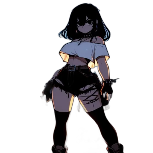 dress, weapon, staff, robot transparent PNG cut-out