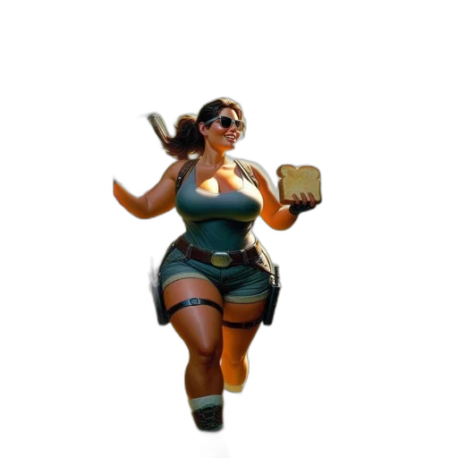 weapon, staff, dress, animal transparent PNG cut-out