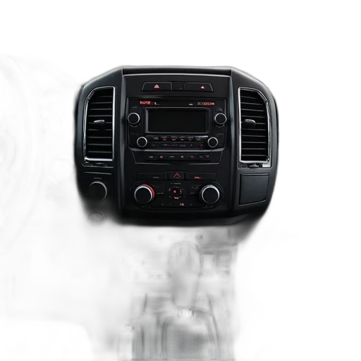 car, robot, face, 3d render transparent PNG cut-out