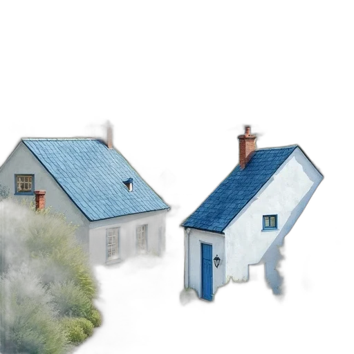 building, 3d render, concept art, photorealistic transparent PNG cut-out