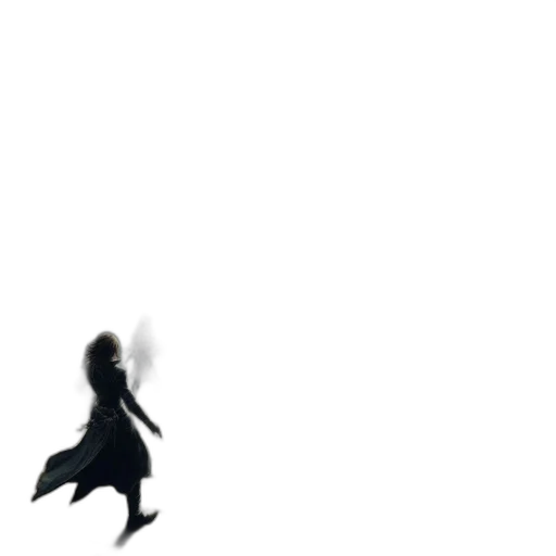 creature, staff, sword, dress transparent PNG cut-out