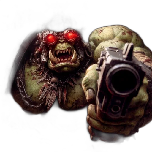 weapon, face, creature, mask transparent PNG cut-out