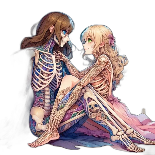 dress, concept art, watercolor, fantasy art transparent PNG cut-out