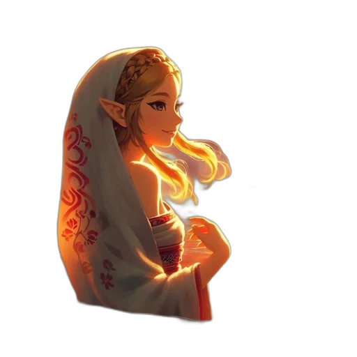 crown, dress, jewelry, pixel art transparent PNG cut-out