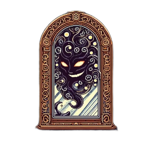 mask, furniture, face, fantasy art transparent PNG cut-out
