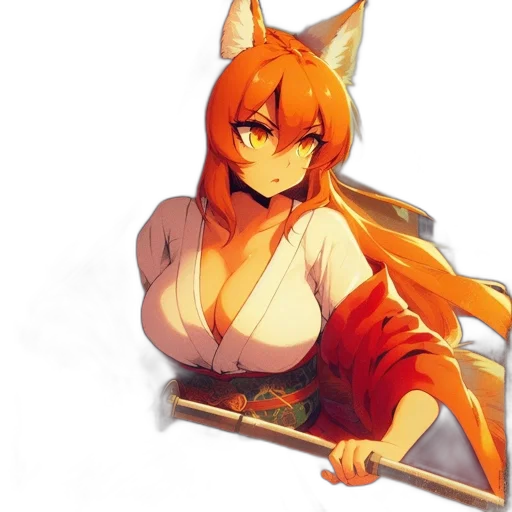 staff, dragon, dress, weapon transparent PNG cut-out