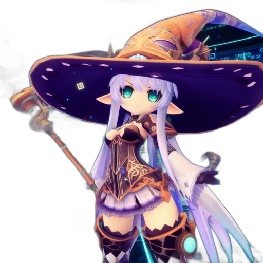 staff, hat, dragon, weapon transparent PNG cut-out