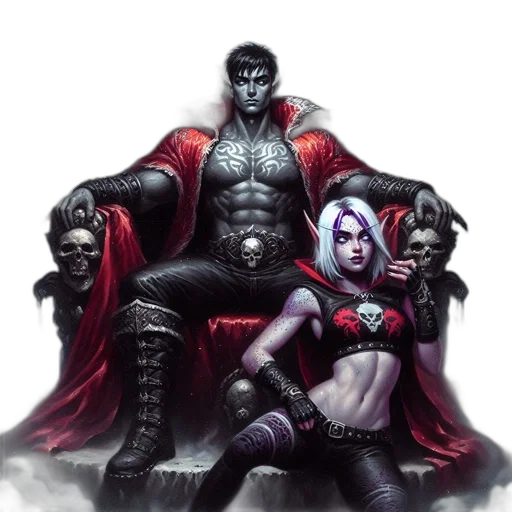 fantasy art, comic book art, concept art, pixel art transparent PNG cut-out