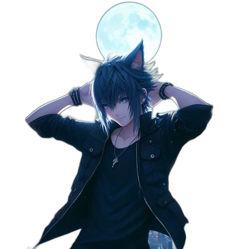 hat, mask, staff, jacket transparent PNG cut-out