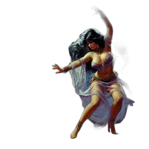 fantasy art, concept art, pixel art, comic book art transparent PNG cut-out