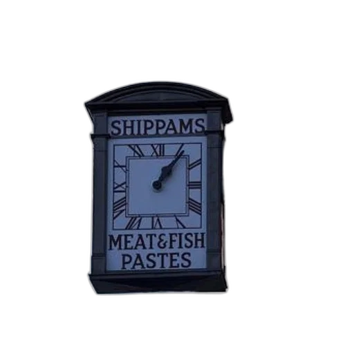 food, clock, words, shippams transparent PNG cut-out
