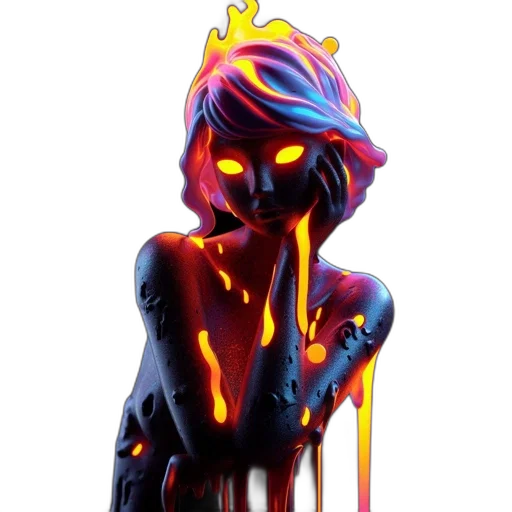 crown, dress, creature, concept art transparent PNG cut-out