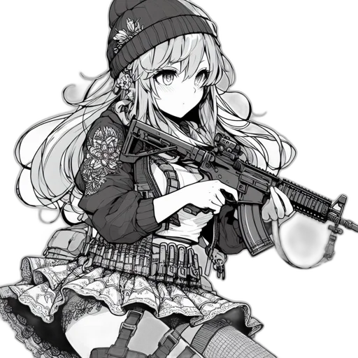 weapon, hat, jacket, animal transparent PNG cut-out