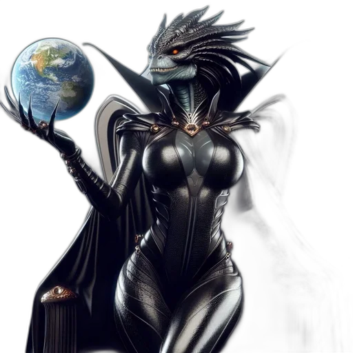 fantasy art, concept art, comic book art, cyberpunk transparent PNG cut-out