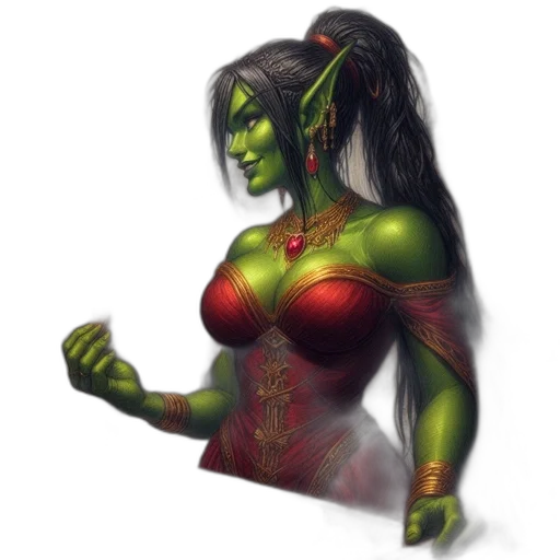 fantasy art, concept art, comic book art, pixel art transparent PNG cut-out