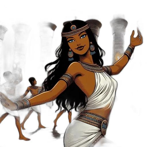 concept art, fantasy art, comic book art, pixel art transparent PNG cut-out
