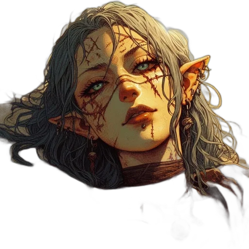 face, mask, dragon, fantasy art transparent PNG cut-out