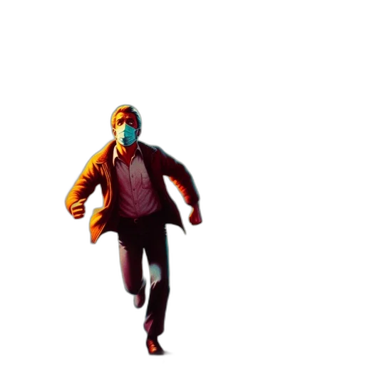 jacket, robot, creature, mask transparent PNG cut-out