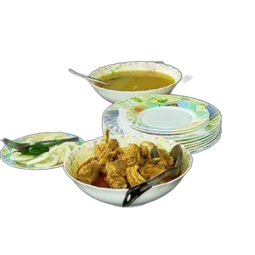 food, table, set, various transparent PNG cut-out