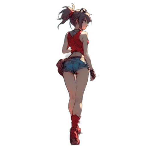 dress, staff, weapon, concept art transparent PNG cut-out