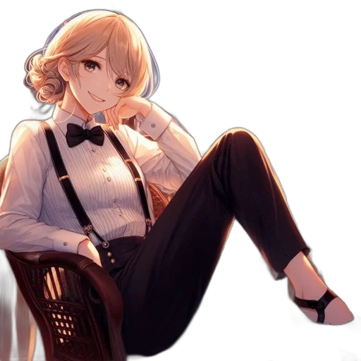 staff, dress, shoes, jewelry transparent PNG cut-out