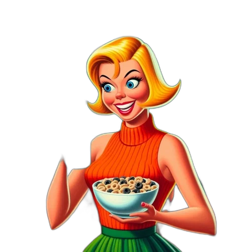 food, dress, cartoon, comic book art transparent PNG cut-out