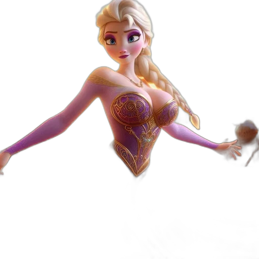 dress, jewelry, 3d render, fantasy art transparent PNG cut-out