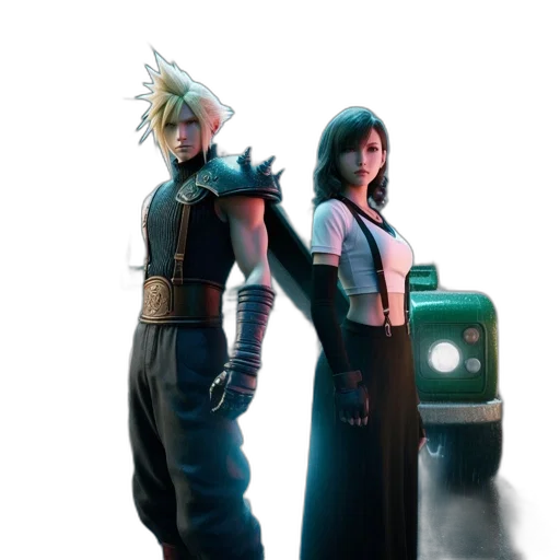 concept art, 3d render, cyberpunk, fantasy art transparent PNG cut-out