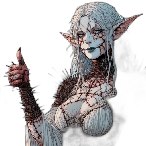 staff, fantasy art, concept art, comic book art transparent PNG cut-out