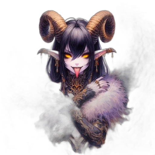 dragon, mask, creature, staff transparent PNG cut-out