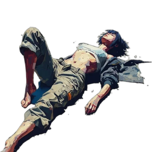 weapon, jacket, sword, creature transparent PNG cut-out