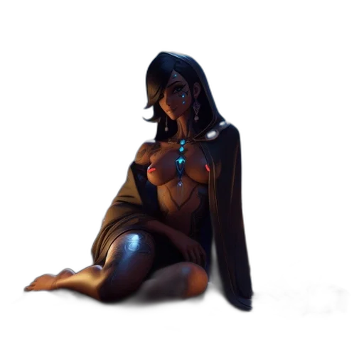 jewelry, staff, dress, concept art transparent PNG cut-out