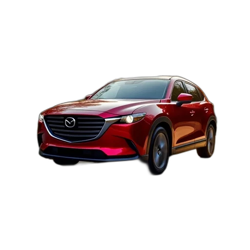 car, 3d render, photorealistic, red transparent PNG cut-out