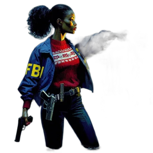 weapon, jacket, concept art, comic book art transparent PNG cut-out