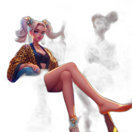 concept art, fantasy art, 3d render, comic book art transparent PNG cut-out