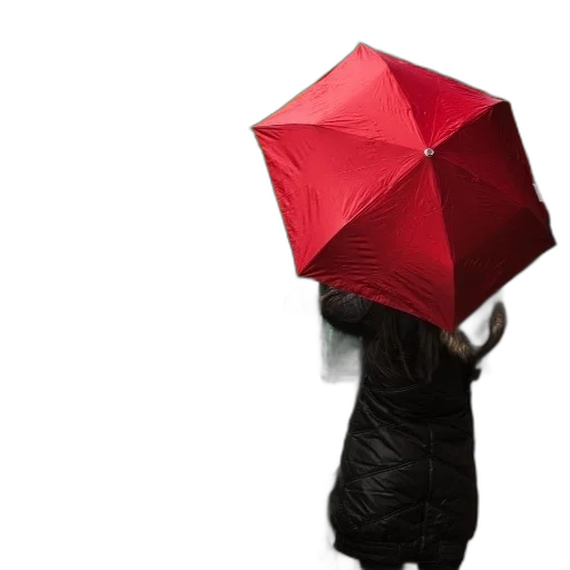 umbrella, jacket, hat, mask transparent PNG cut-out