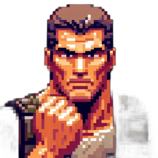 face, staff, weapon, pixel art transparent PNG cut-out