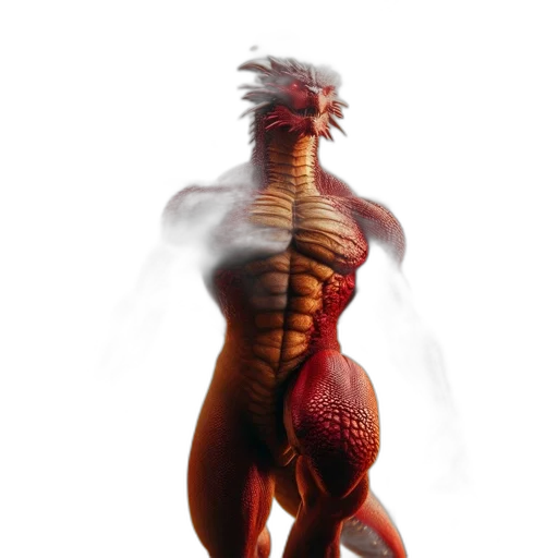 dragon, creature, animal, hair transparent PNG cut-out