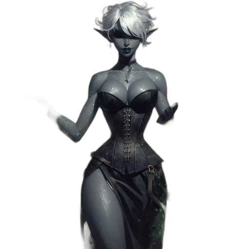 dress, mask, creature, robot transparent PNG cut-out